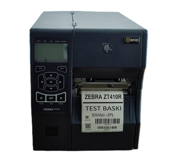 ZEBRA ZT410R 300 DPI Endüstriyel Barkod Sistem Yazıcı