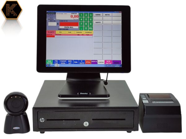 SAM4S DOKUNMATİK MARKET BAKKAL TEKEL BÜFE BARKOD SİSTEM