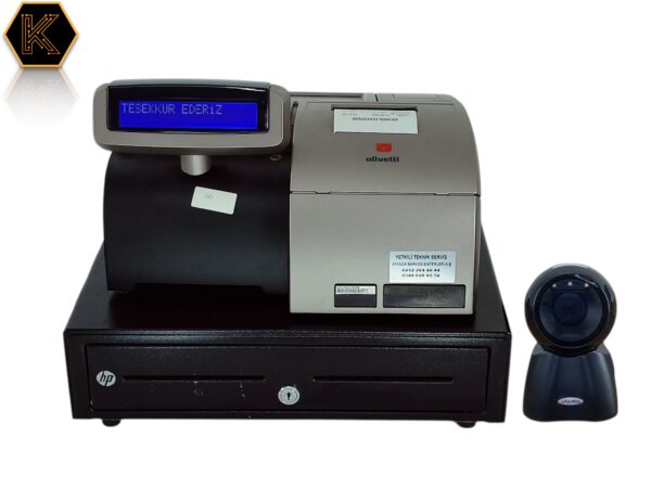 OLIVETTI DOKUNMATİK MARKET BÜFE TEKEL KURUYEMİŞ BARKOD SİSTEM - Görsel 3