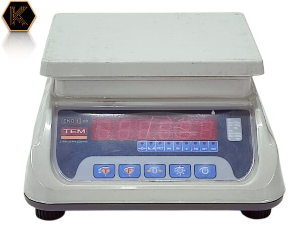TEM EKO+ LCD PANEL 30KG BİLGİSAYAR BAĞLANTILI TERAZİ