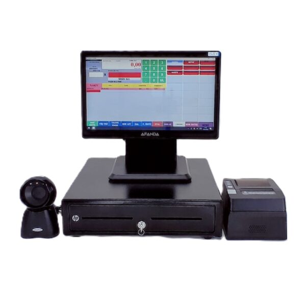 AFANDA INTEL I5 DOKUNMATİK MARKET BÜFE TEKEL POS BARKOD SİSTEM