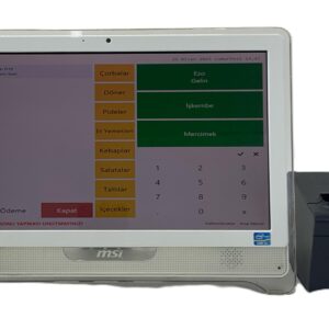 MSI AC73 CAFE RESTORAN DÜRÜMCÜ PİDECİ ADİSYON BARKOD SİSTEMİ