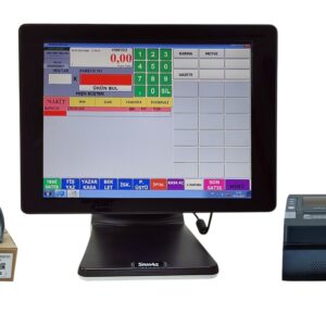 SAM4S DOKUNMATİK EKRAN MARKET BAKKAL TEKEL BÜFE BARKOD SİSTEM
